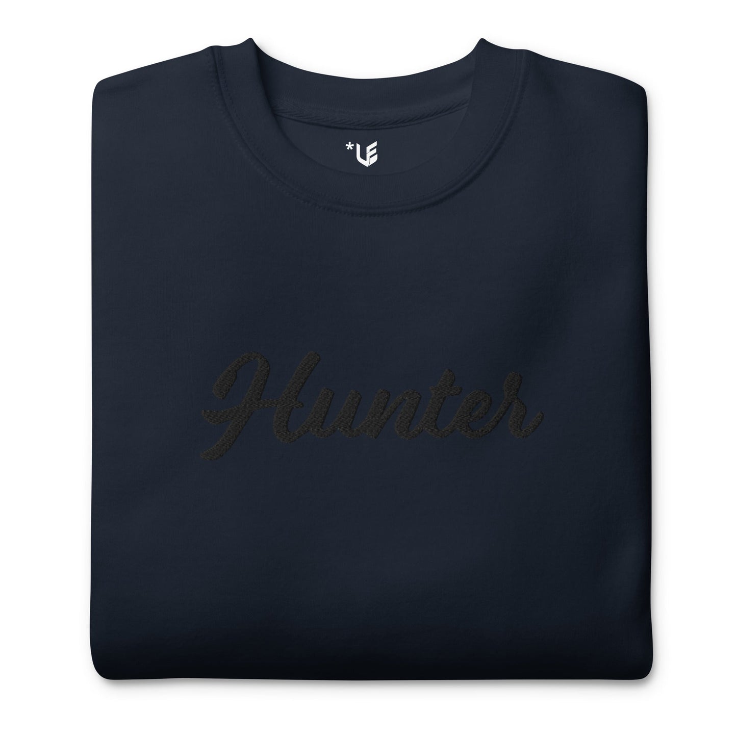 Unisex Premium Sweatshirt - Embroidered - Hunter (Darker Hues)