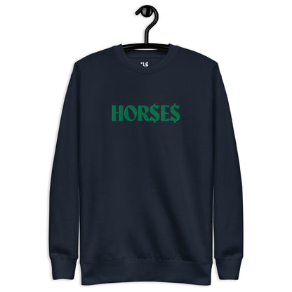 Unisex Premium Sweatshirt - Embroidered - HOR$E$