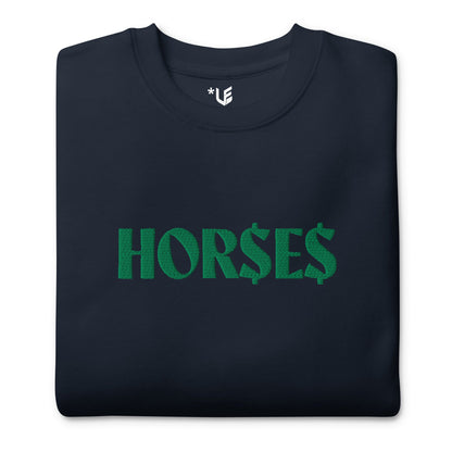 Unisex Premium Sweatshirt - Embroidered - HOR$E$
