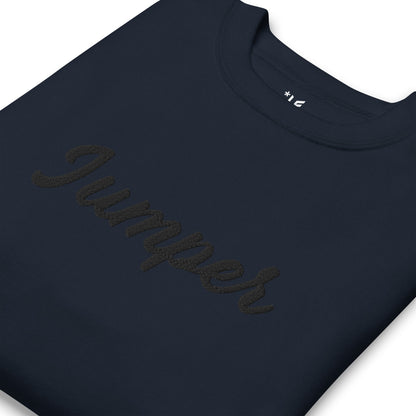 Unisex Premium Sweatshirt - Embroidered - Jumper (Darker Hues)