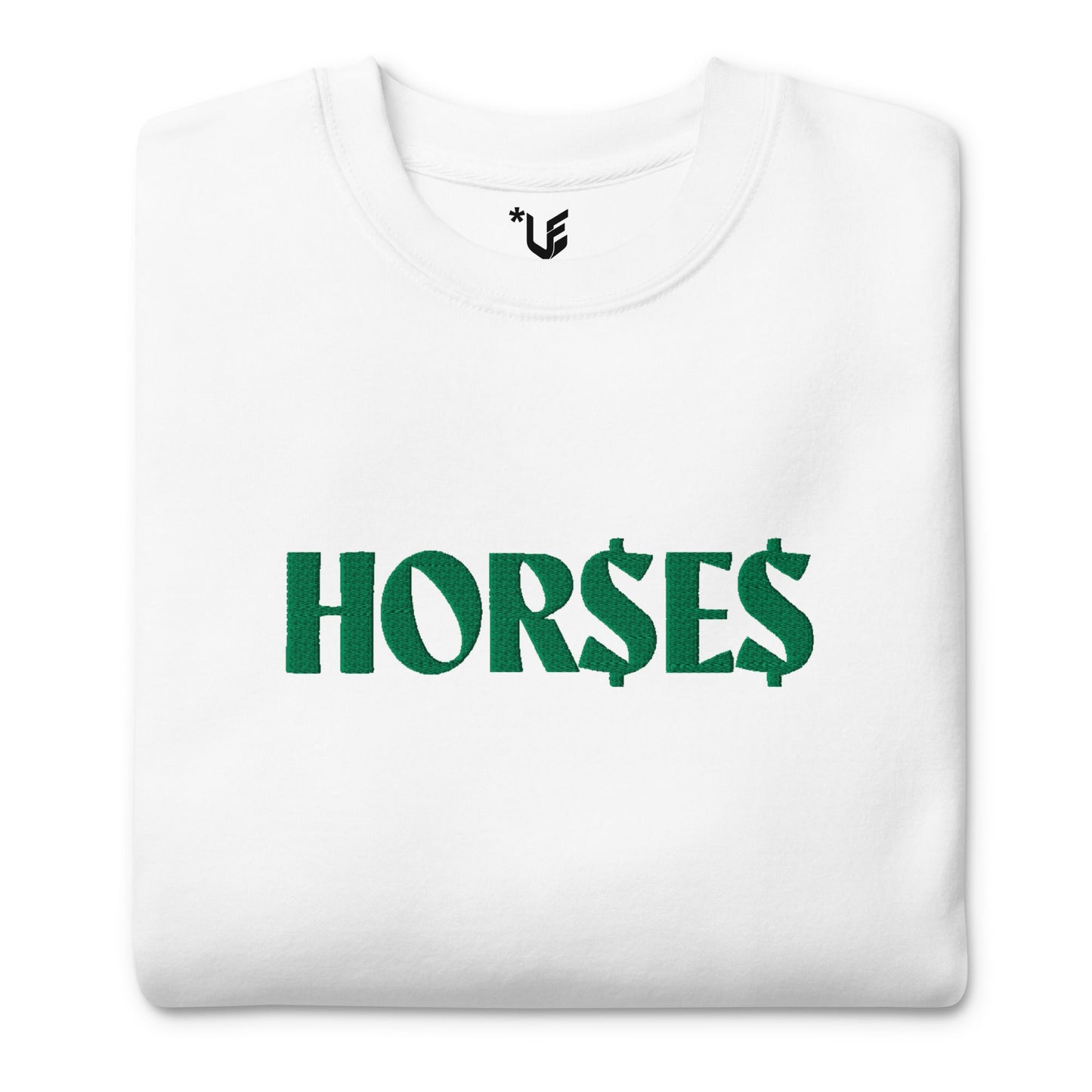 Unisex Premium Sweatshirt - Embroidered - HOR$E$