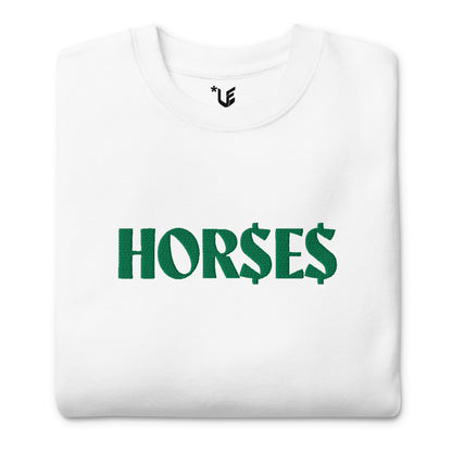 Unisex Premium Sweatshirt - Embroidered - HOR$E$