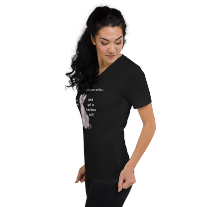 "DITCHED PRINCE CHARMING & GOT A SPHYNX CAT" ECO TEE