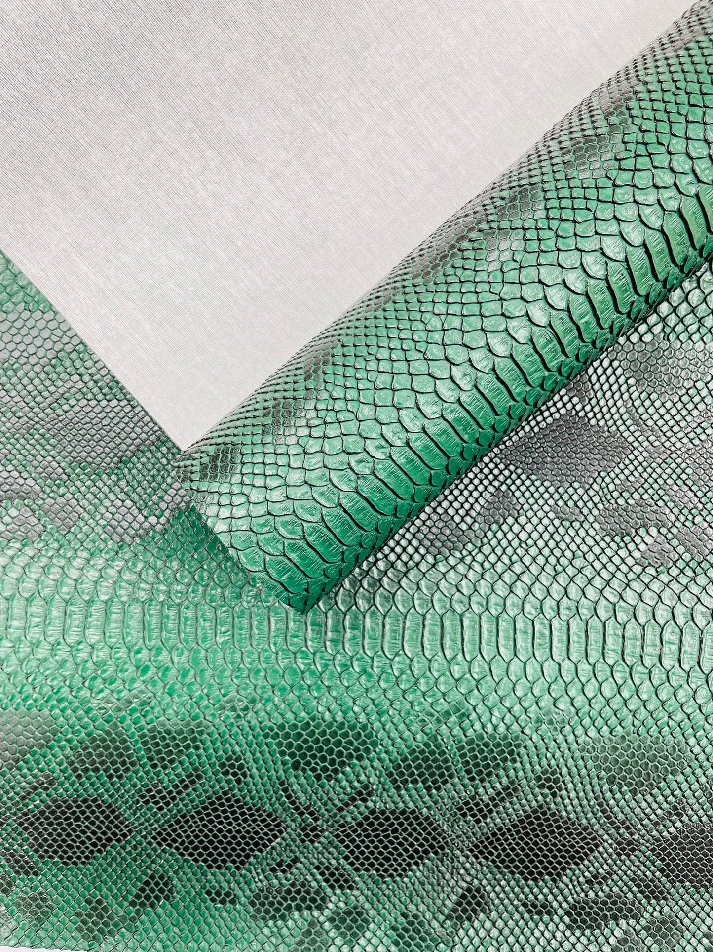 Viper Snake Skin Texture Faux Leather Fabric| 54" Wide| Upholstery| Sold By The Yard