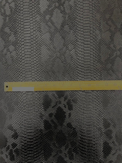 Viper Snake Skin Texture Faux Leather Fabric| 54" Wide| Upholstery| Sold By The Yard
