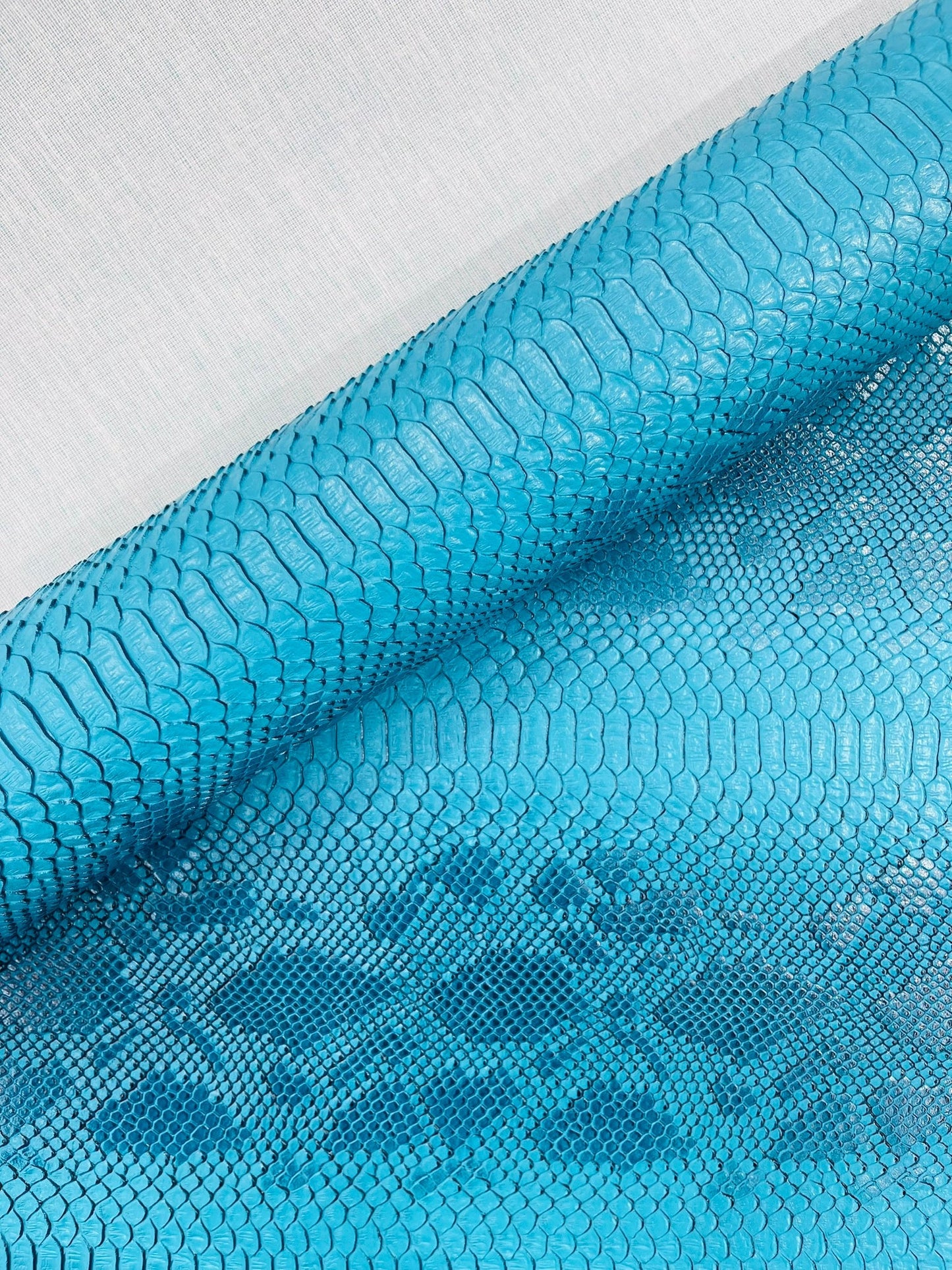 Viper Snake Skin Texture Faux Leather Fabric| 54" Wide| Upholstery| Sold By The Yard