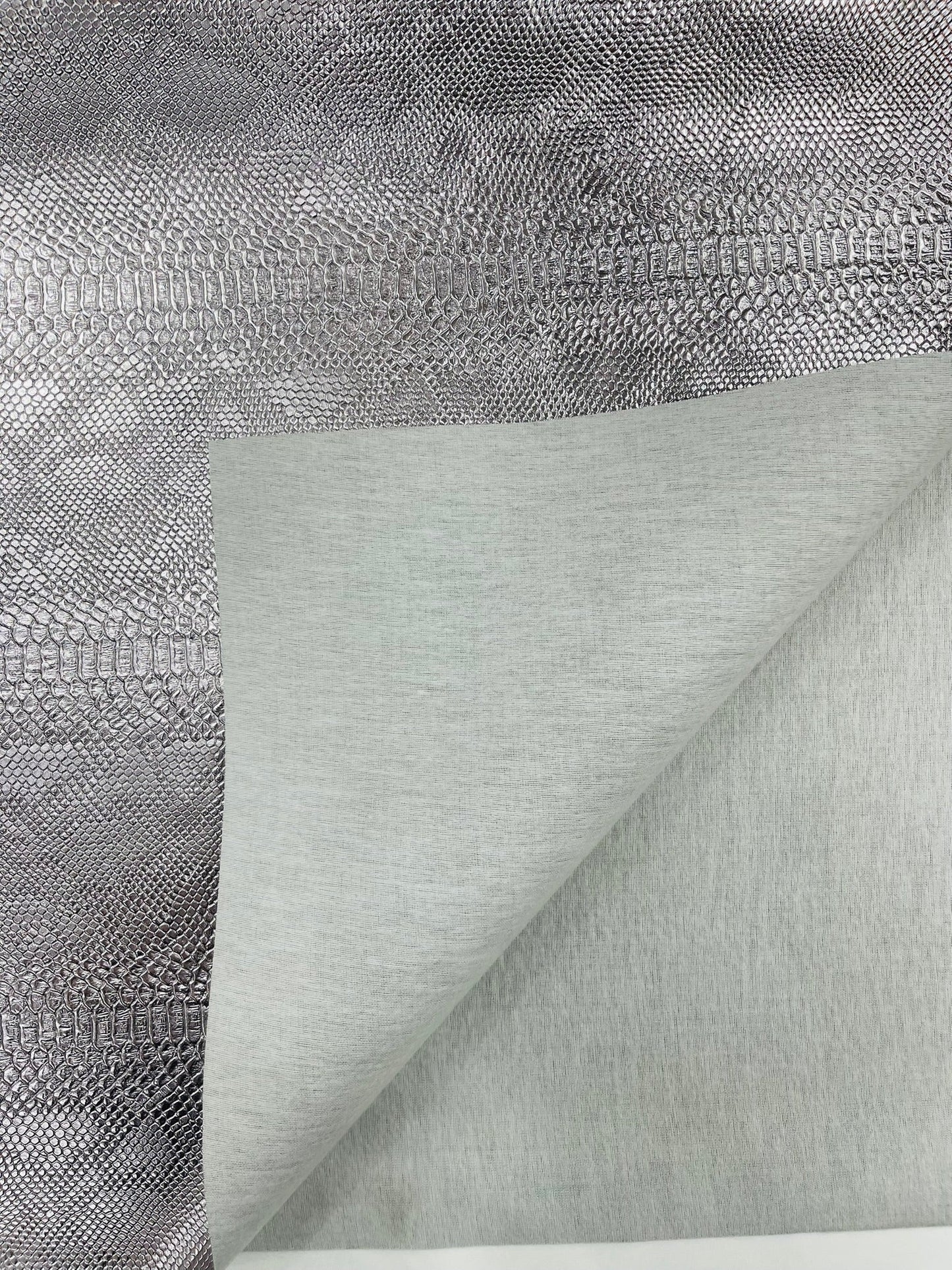 Viper Snake Skin Texture Faux Leather Fabric| 54" Wide| Upholstery| Sold By The Yard