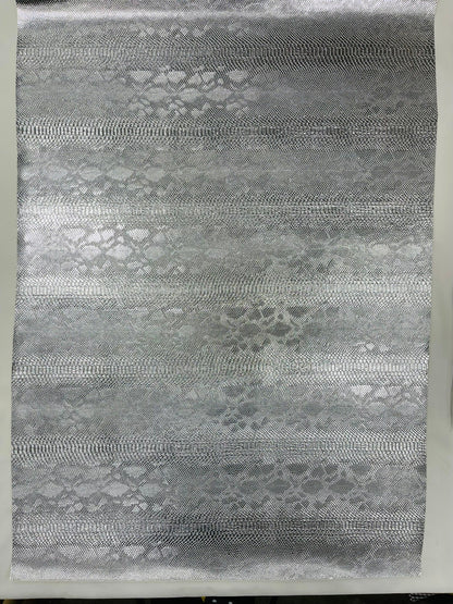 Viper Snake Skin Texture Faux Leather Fabric| 54" Wide| Upholstery| Sold By The Yard