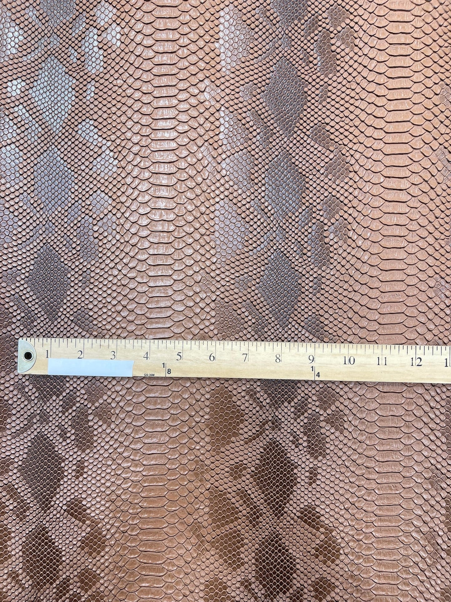 Viper Snake Skin Texture Faux Leather Fabric| 54" Wide| Upholstery| Sold By The Yard