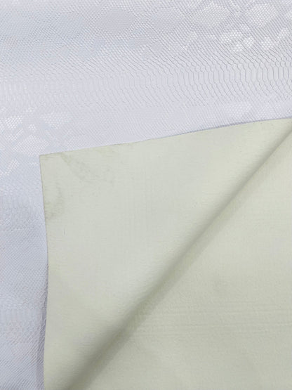 Viper Snake Skin Texture Faux Leather Fabric| 54" Wide| Upholstery| Sold By The Yard