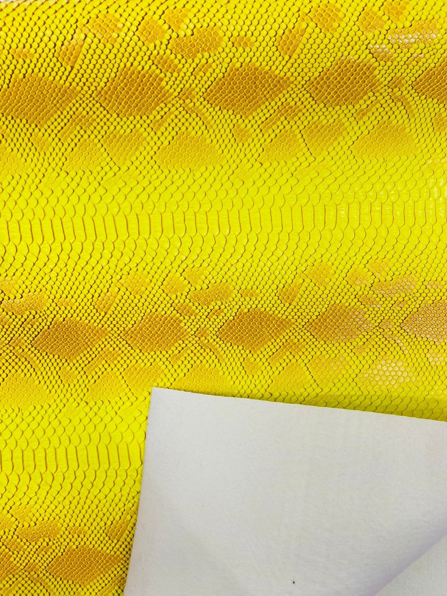 Viper Snake Skin Texture Faux Leather Fabric| 54" Wide| Upholstery| Sold By The Yard