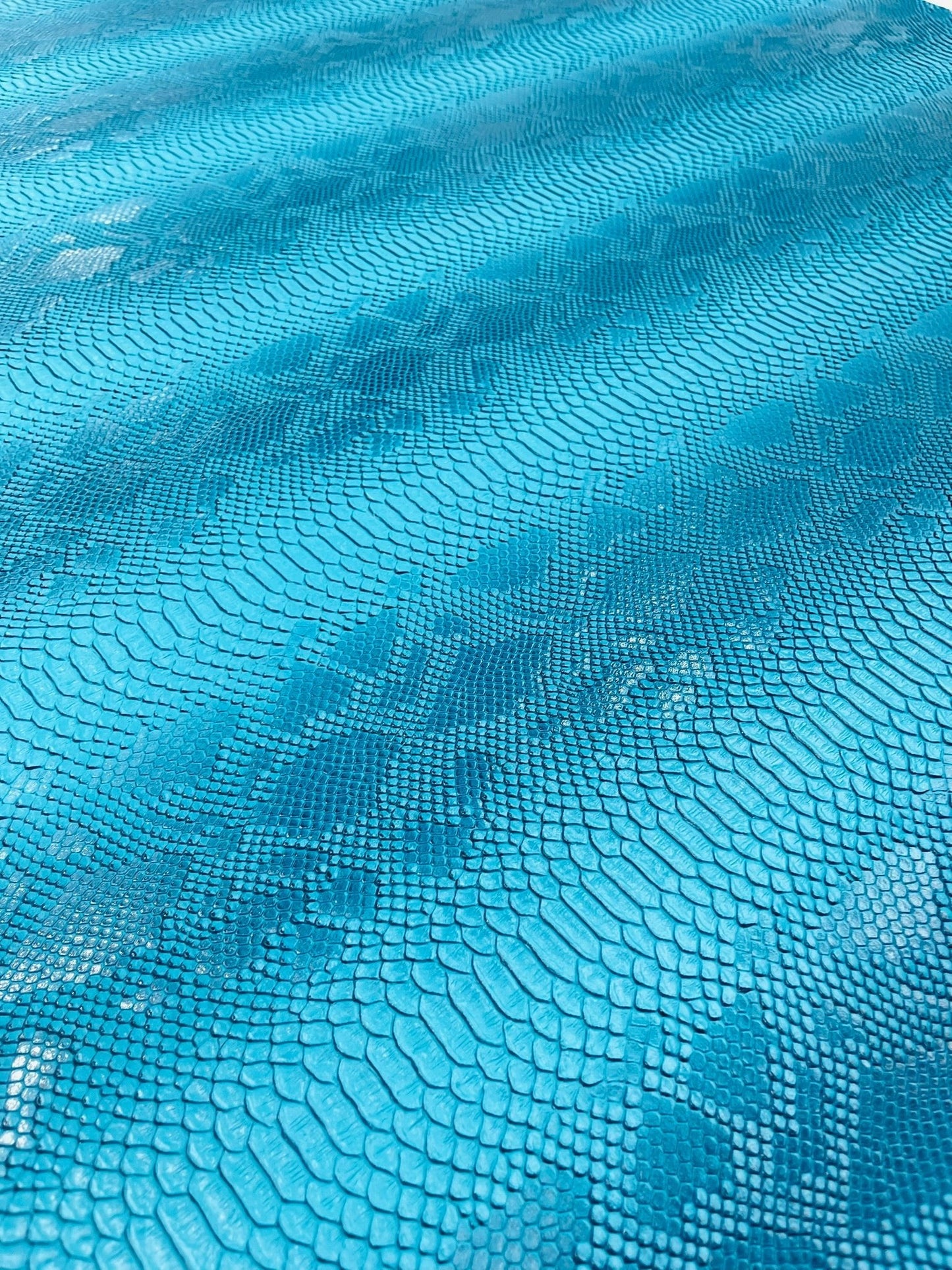 Viper Snake Skin Texture Faux Leather Fabric| 54" Wide| Upholstery| Sold By The Yard