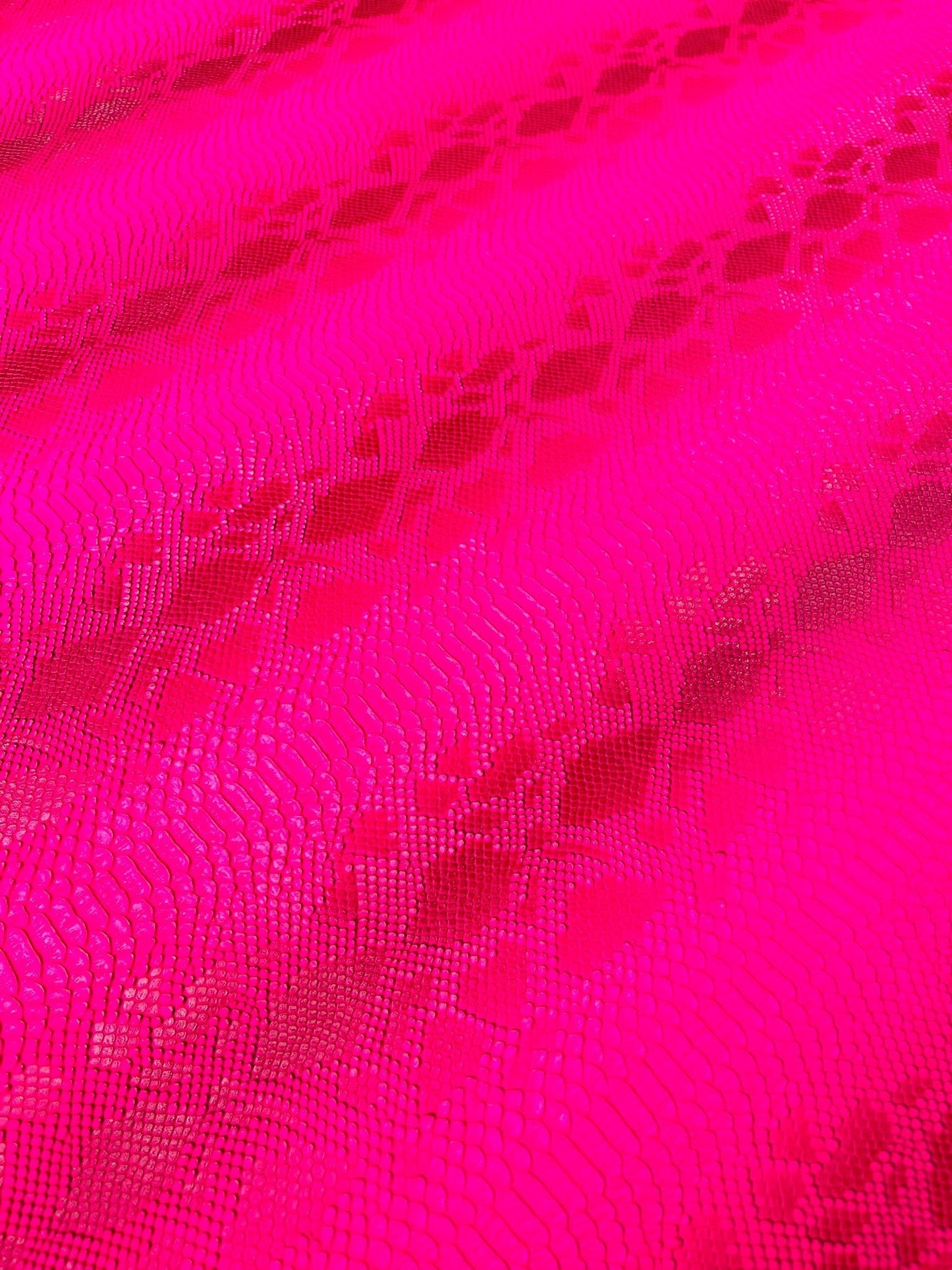 Viper Snake Skin Texture Faux Leather Fabric| 54" Wide| Upholstery| Sold By The Yard