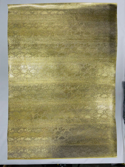 Viper Snake Skin Texture Faux Leather Fabric| 54" Wide| Upholstery| Sold By The Yard
