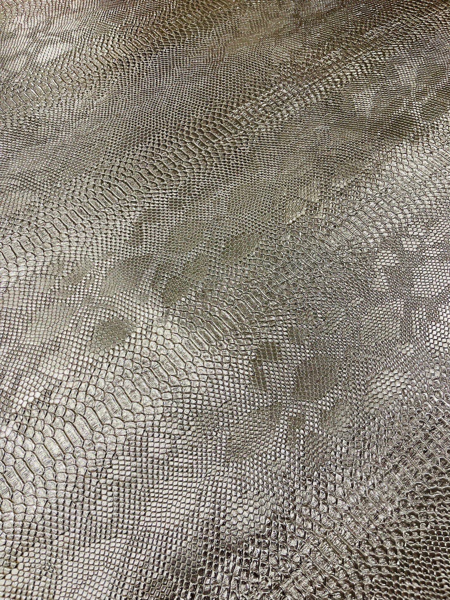 Viper Snake Skin Texture Faux Leather Fabric| 54" Wide| Upholstery| Sold By The Yard