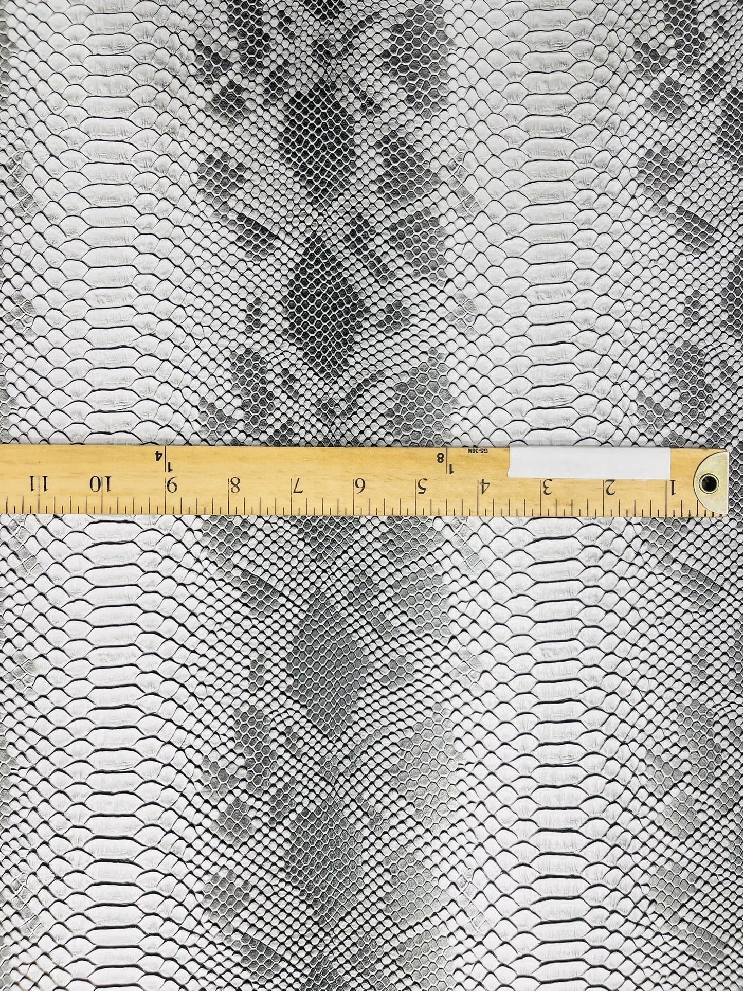 Viper Snake Skin Texture Faux Leather Fabric| 54" Wide| Upholstery| Sold By The Yard