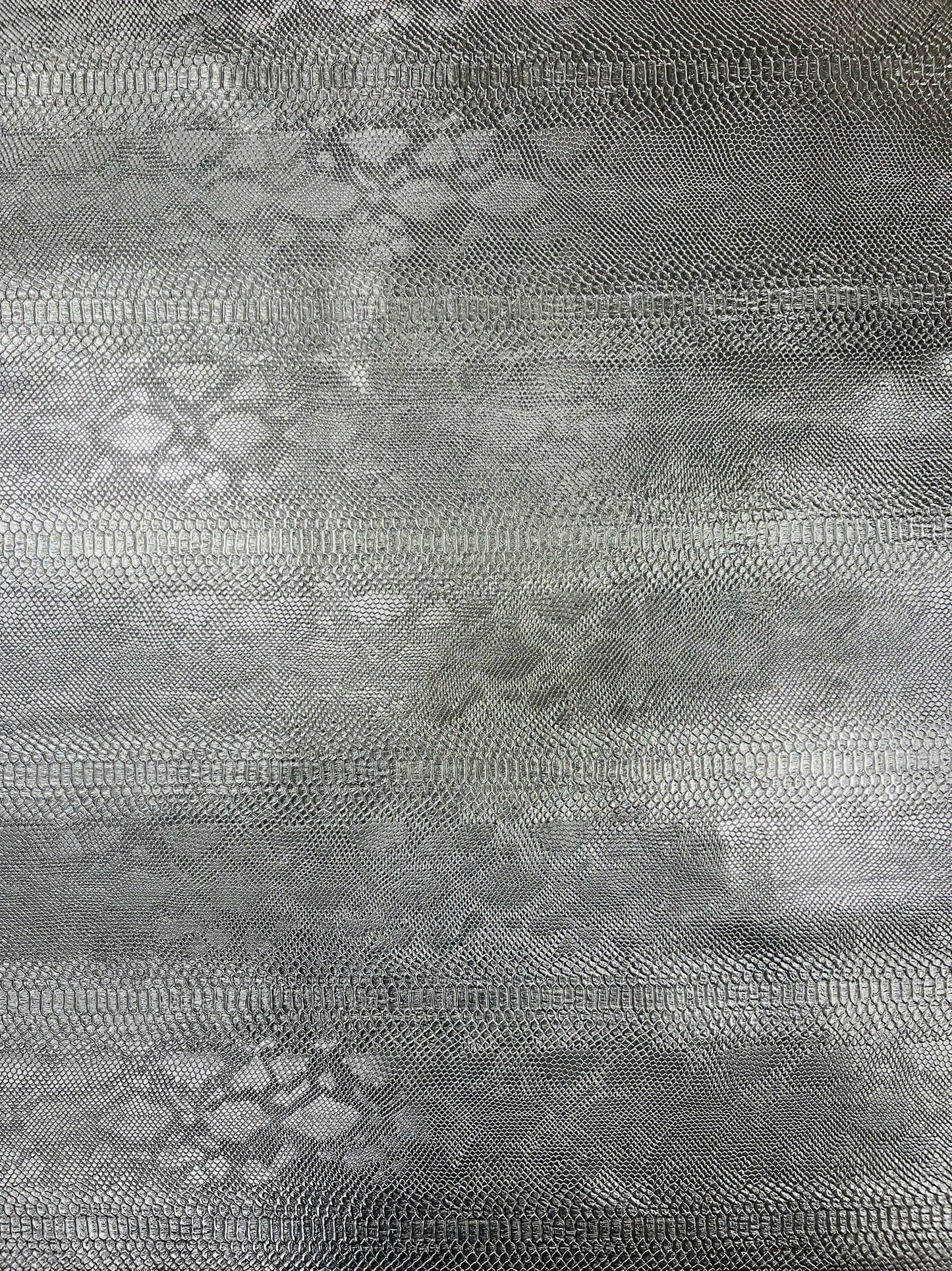 Viper Snake Skin Texture Faux Leather Fabric| 54" Wide| Upholstery| Sold By The Yard