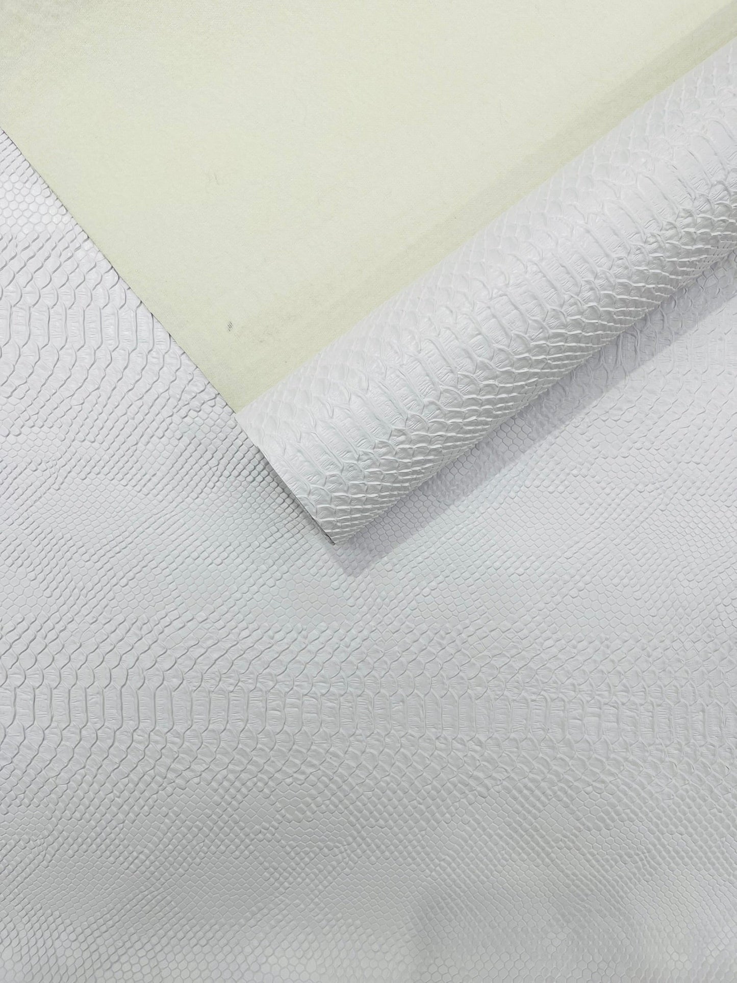 Viper Snake Skin Texture Faux Leather Fabric| 54" Wide| Upholstery| Sold By The Yard