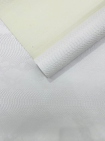 Viper Snake Skin Texture Faux Leather Fabric| 54" Wide| Upholstery| Sold By The Yard