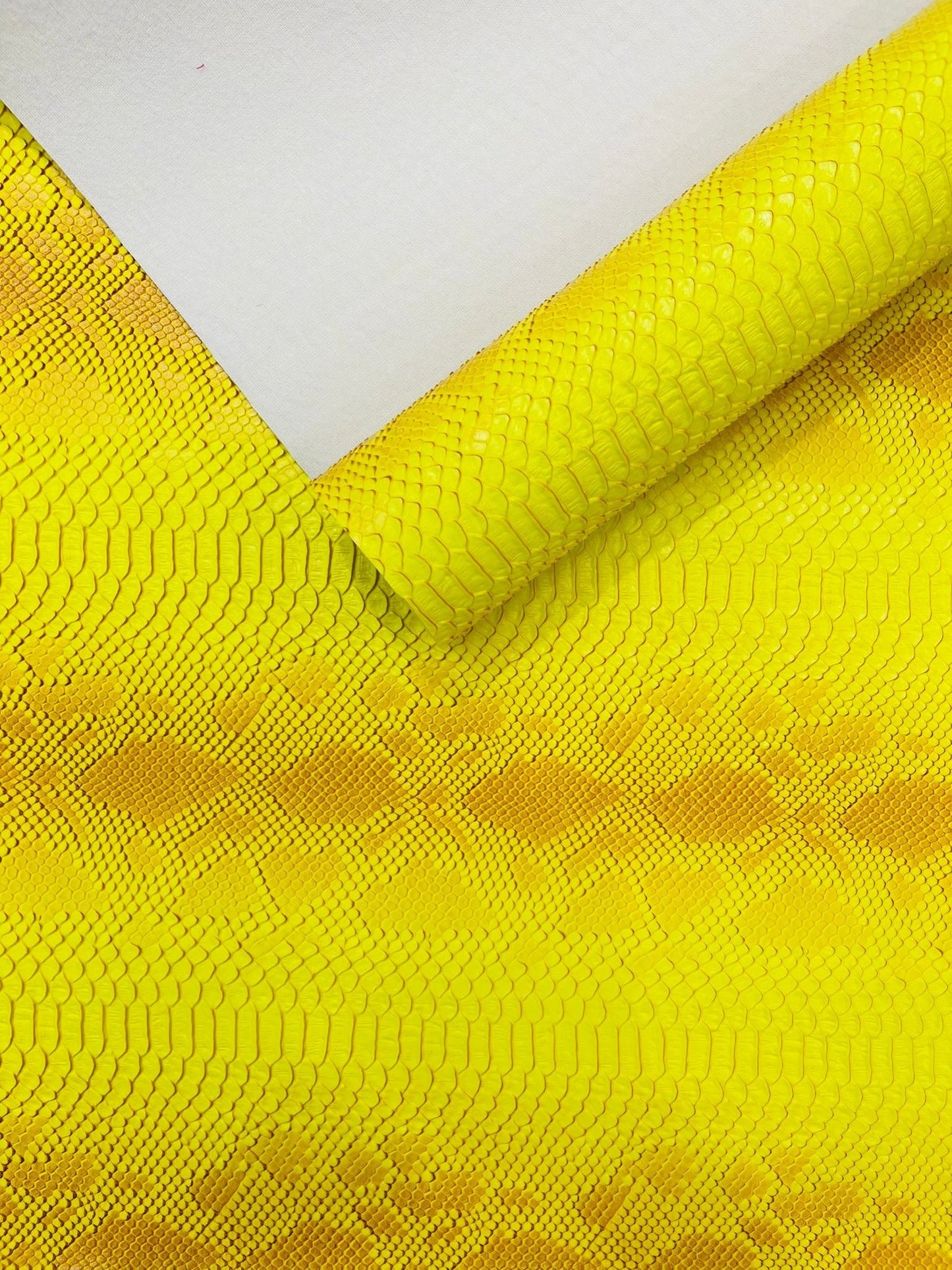 Viper Snake Skin Texture Faux Leather Fabric| 54" Wide| Upholstery| Sold By The Yard