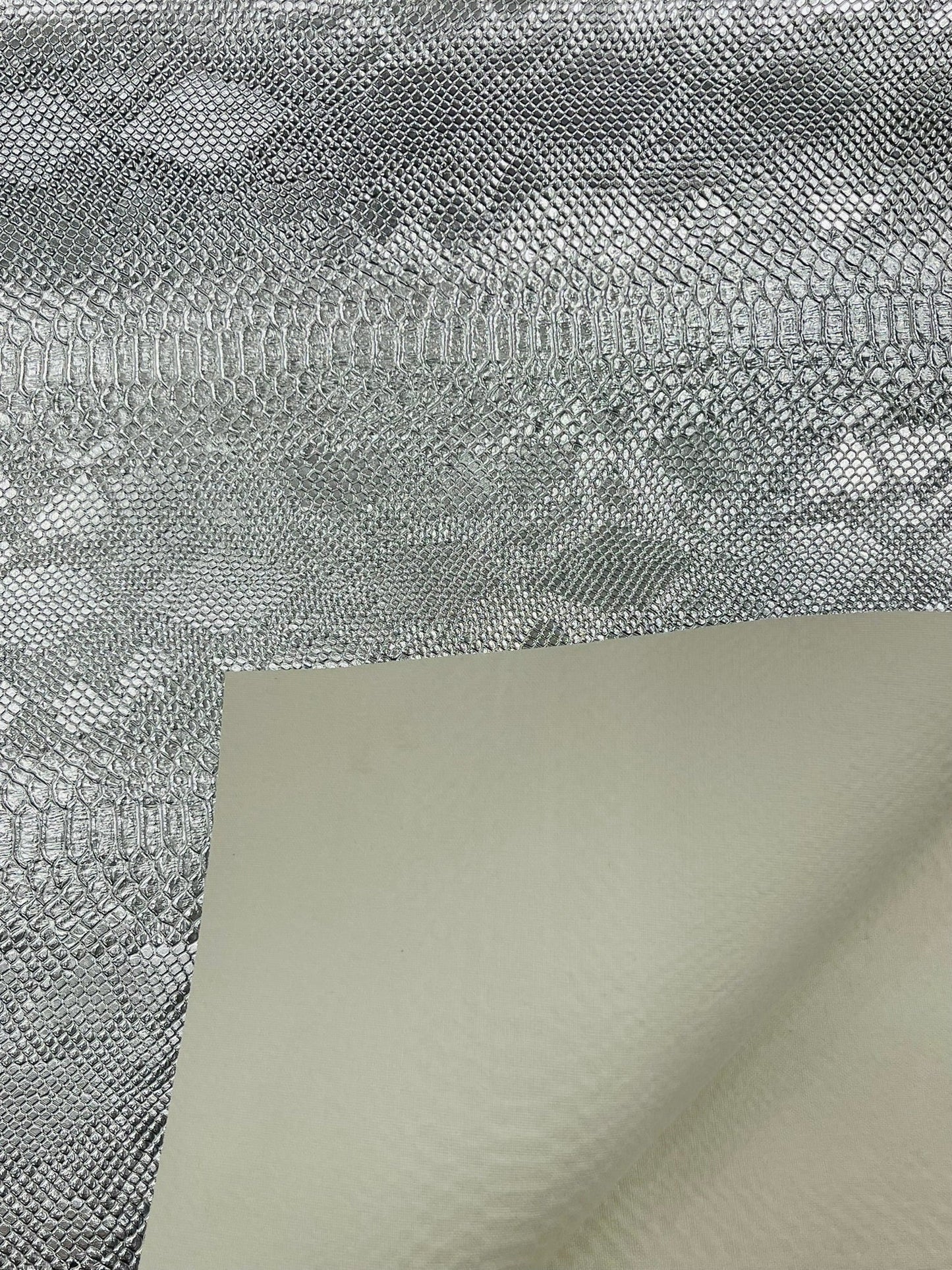 Viper Snake Skin Texture Faux Leather Fabric| 54" Wide| Upholstery| Sold By The Yard