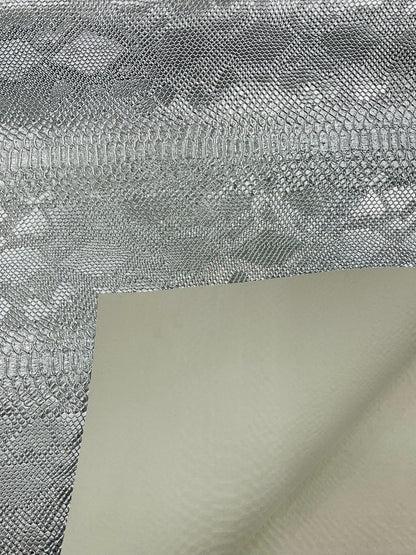 Viper Snake Skin Texture Faux Leather Fabric| 54" Wide| Upholstery| Sold By The Yard