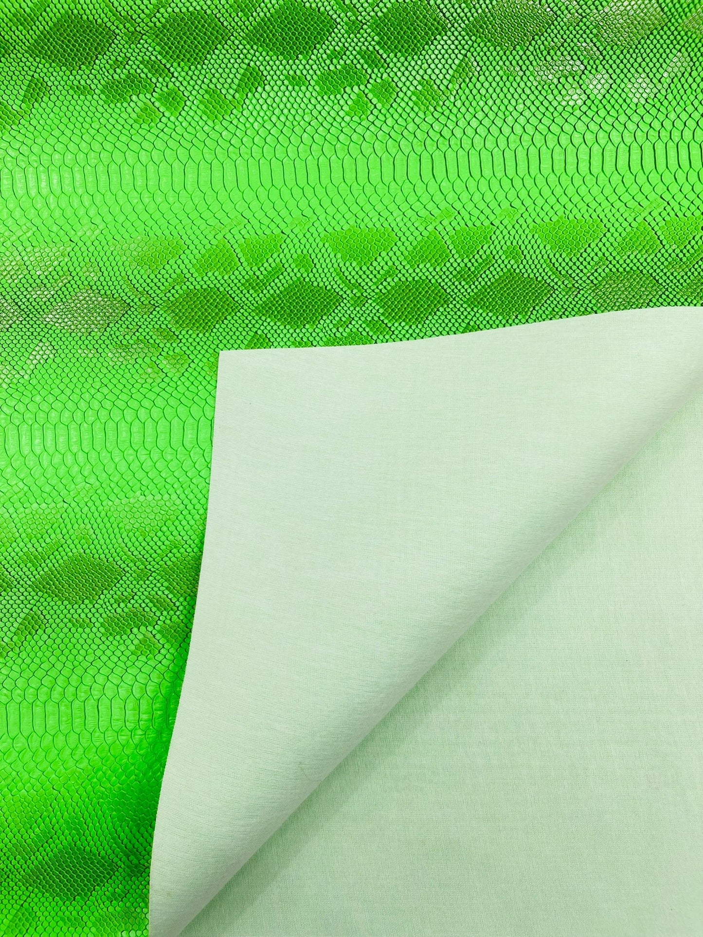 Viper Snake Skin Texture Faux Leather Fabric| 54" Wide| Upholstery| Sold By The Yard