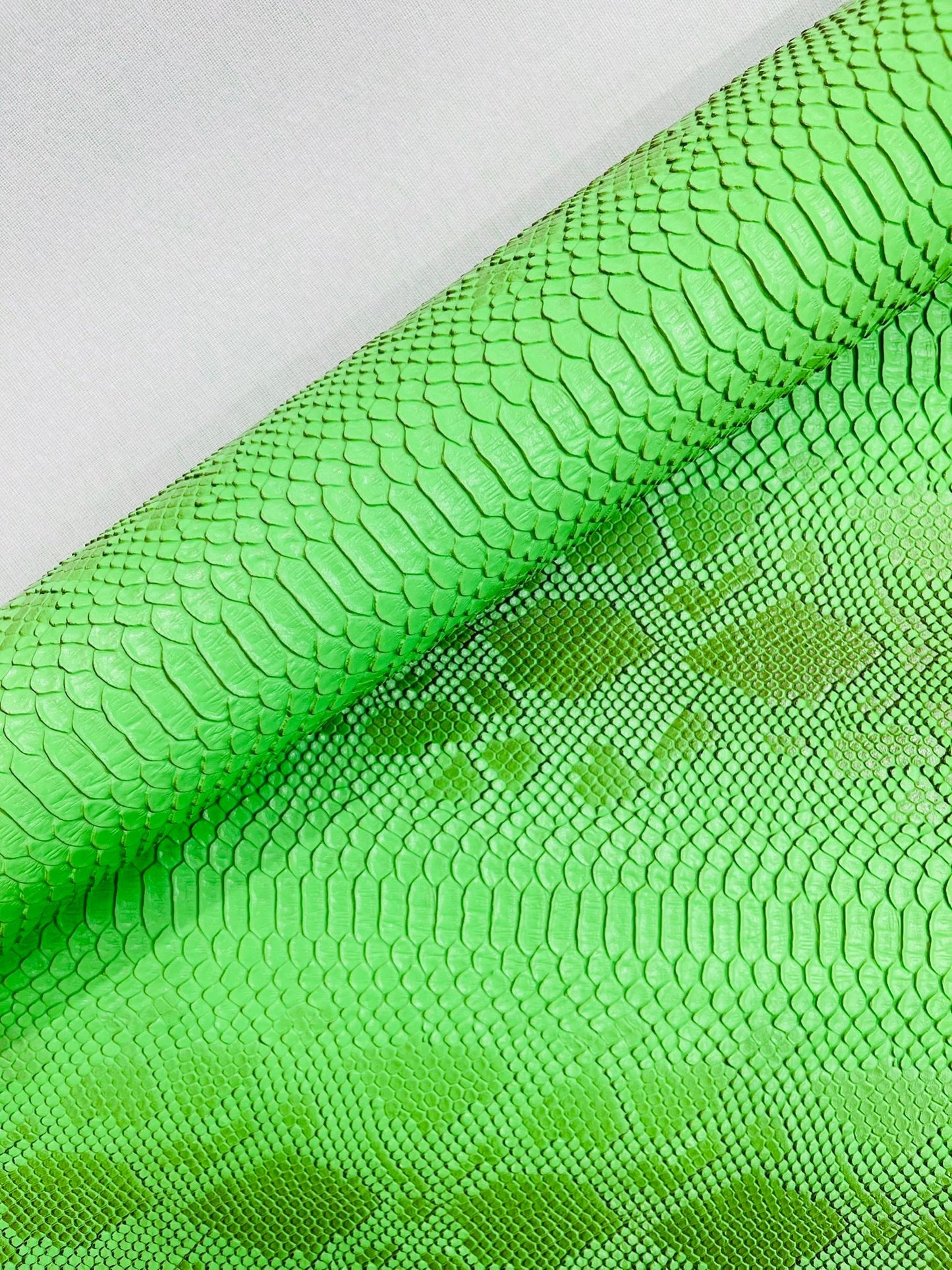 Viper Snake Skin Texture Faux Leather Fabric| 54" Wide| Upholstery| Sold By The Yard