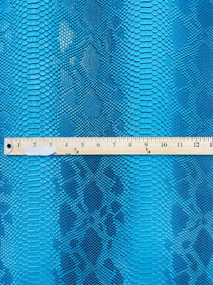 Viper Snake Skin Texture Faux Leather Fabric| 54" Wide| Upholstery| Sold By The Yard