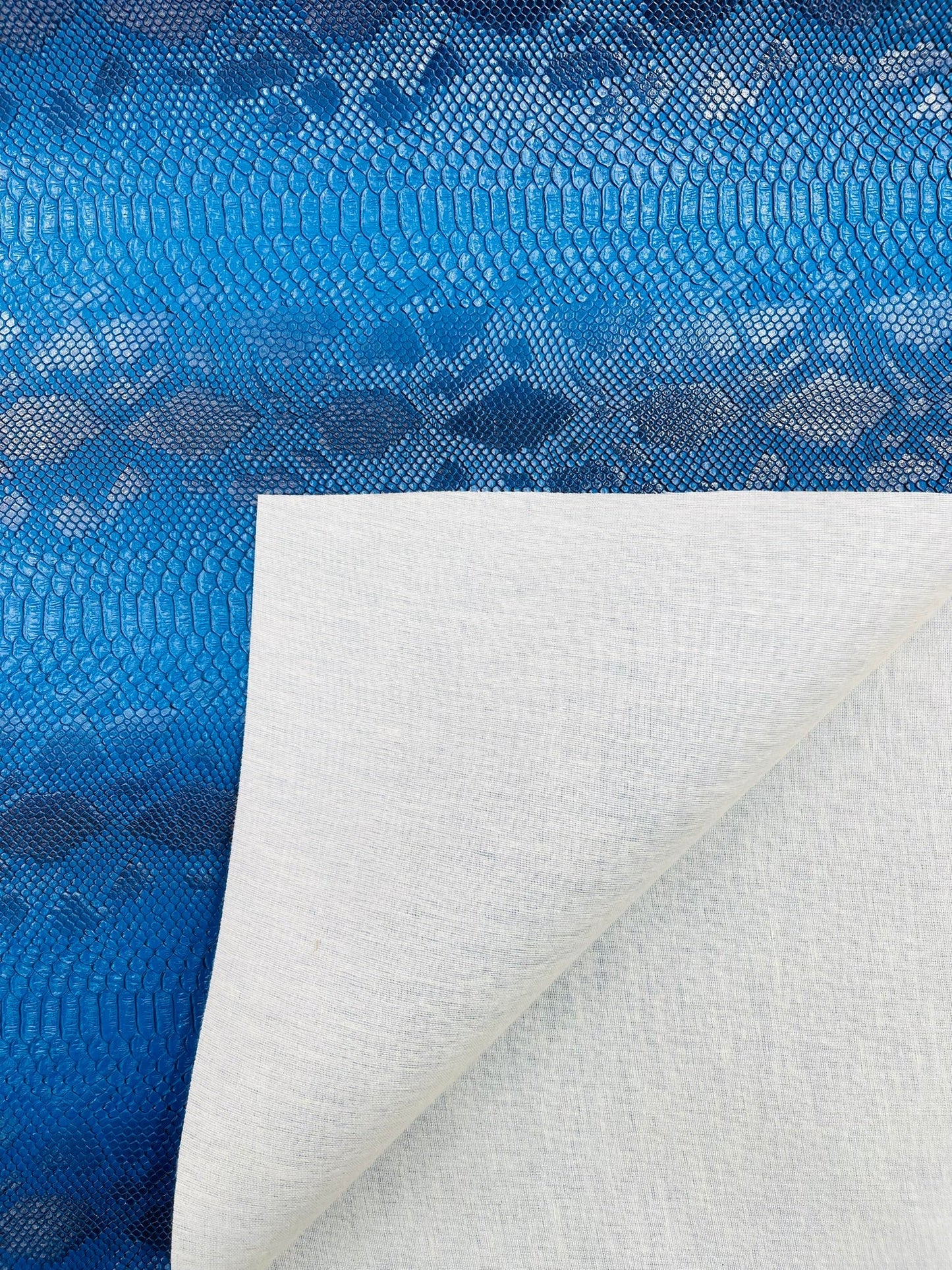 Viper Snake Skin Texture Faux Leather Fabric| 54" Wide| Upholstery| Sold By The Yard