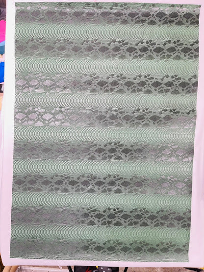 Viper Snake Skin Texture Faux Leather Fabric| 54" Wide| Upholstery| Sold By The Yard