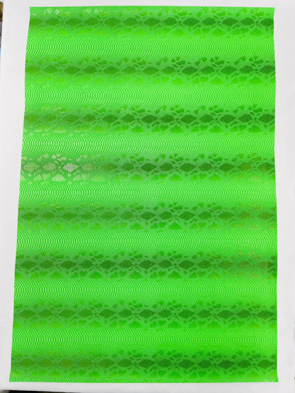 Viper Snake Skin Texture Faux Leather Fabric| 54" Wide| Upholstery| Sold By The Yard