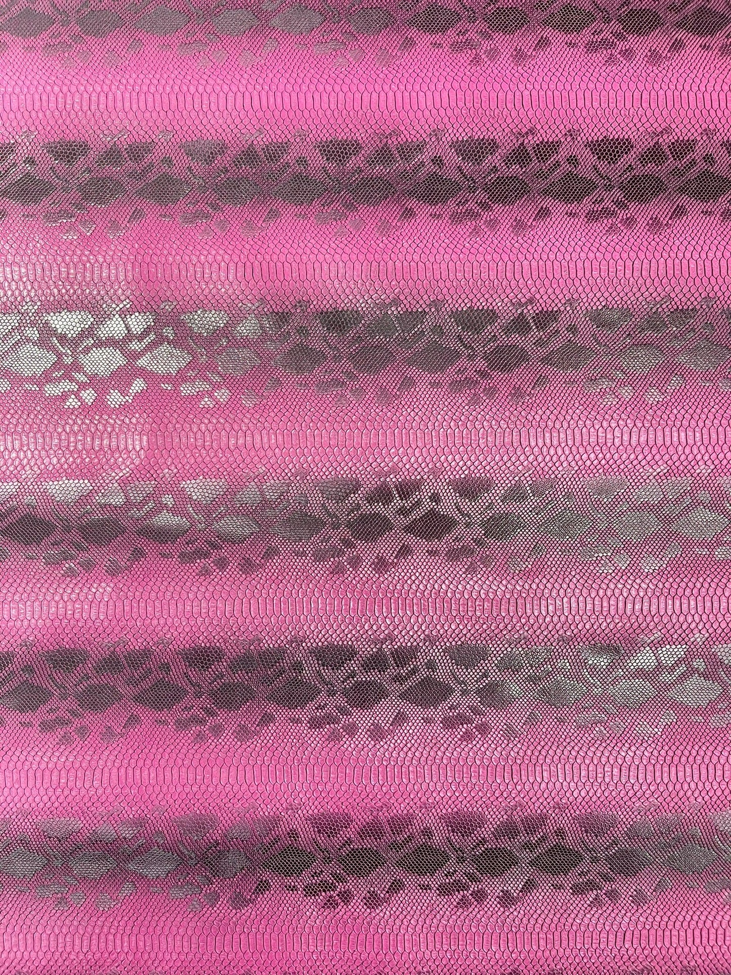 Viper Snake Skin Texture Faux Leather Fabric| 54" Wide| Upholstery| Sold By The Yard