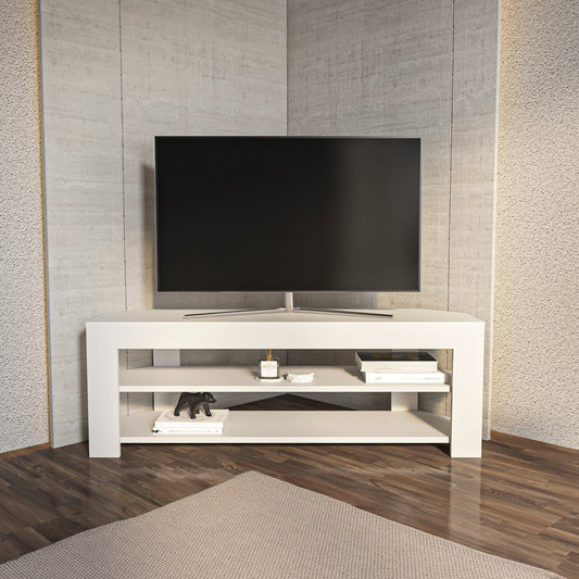 Rita 47" Modern Space-Saving Corner TV Stand