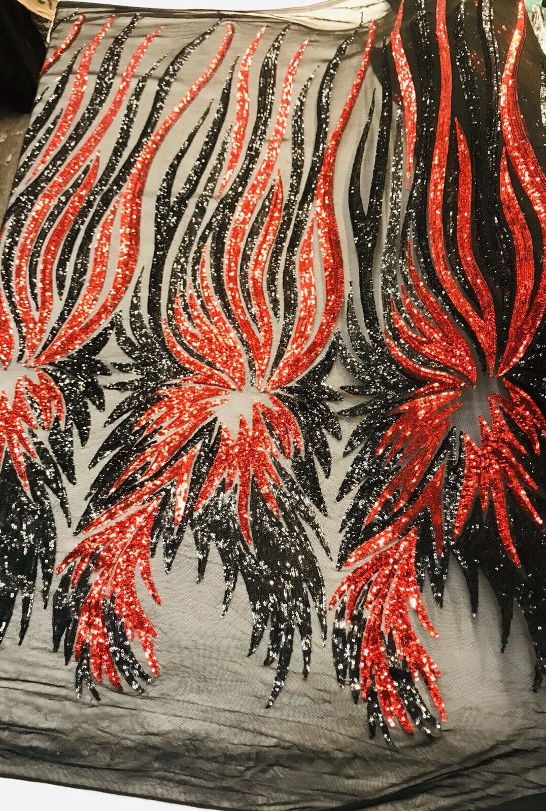 Wing Sequin Fabric 54” Wide| New Creations Fabric & Foam Inc.