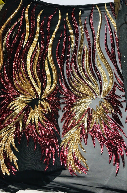 Wing Sequin Fabric 54” Wide| New Creations Fabric & Foam Inc.
