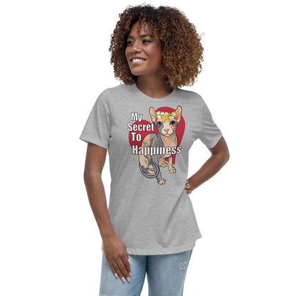 "MY SECRET TO HAPPINESS" TEE