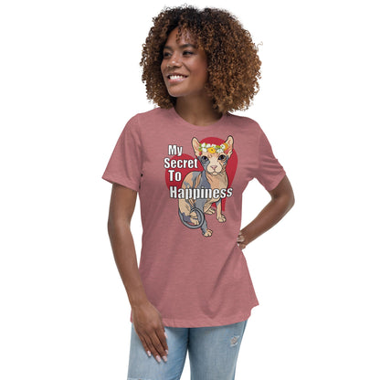 "MY SECRET TO HAPPINESS" TEE