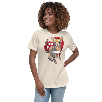 "MY SECRET TO HAPPINESS" TEE